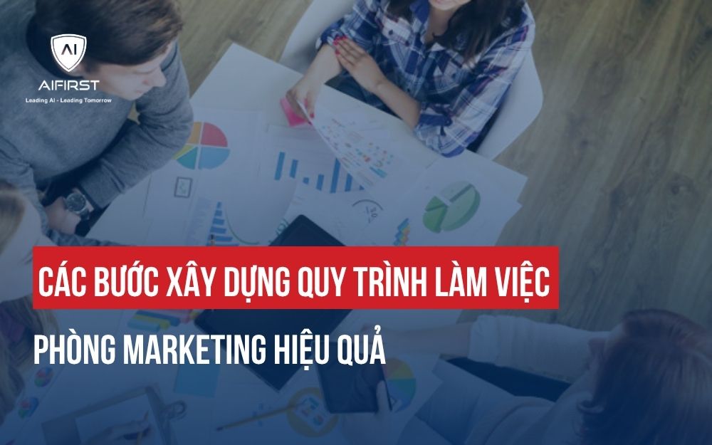 CÁC BƯỚC XÂY DỰNG QUY TRÌNH LÀM VIỆC PHÒNG MARKETING HIỆU QUẢ